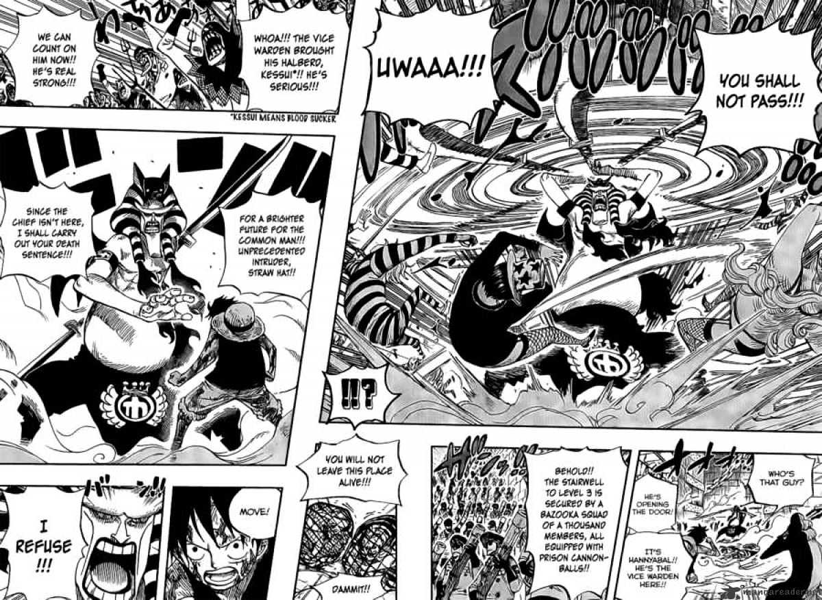 One Piece - Chapter 543 : Strawhat And Blackbeard