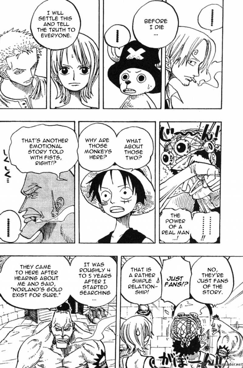 One Piece - Chapter 228 : United Primate Armed Forces Chief Captain-Monbran Cricket