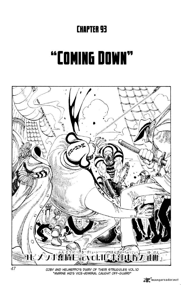 One Piece - Chapter 93 : Reached The Bottom