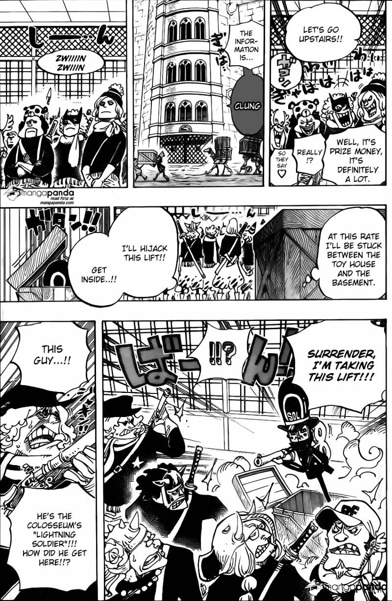 One Piece - Chapter 733 : What Mr. Soldier Wants