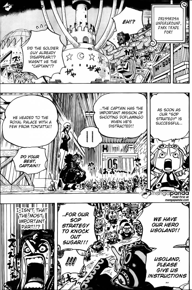 One Piece - Chapter 733 : What Mr. Soldier Wants