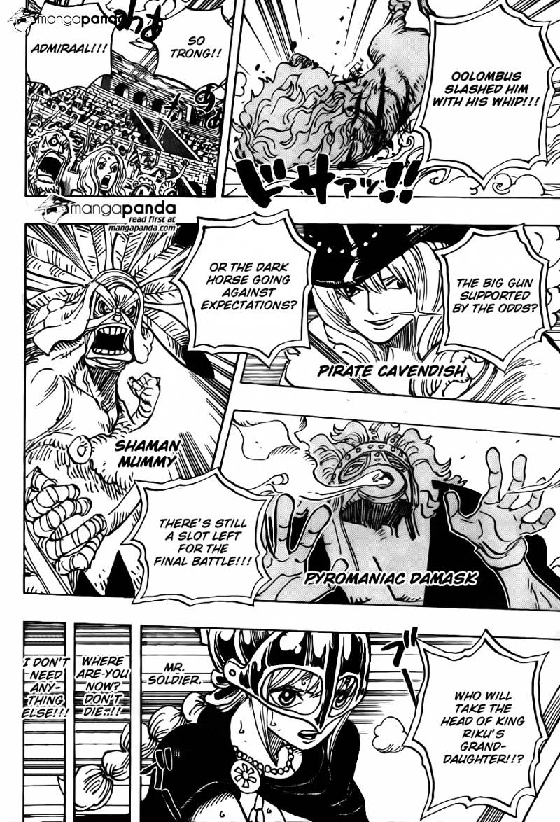 One Piece - Chapter 733 : What Mr. Soldier Wants