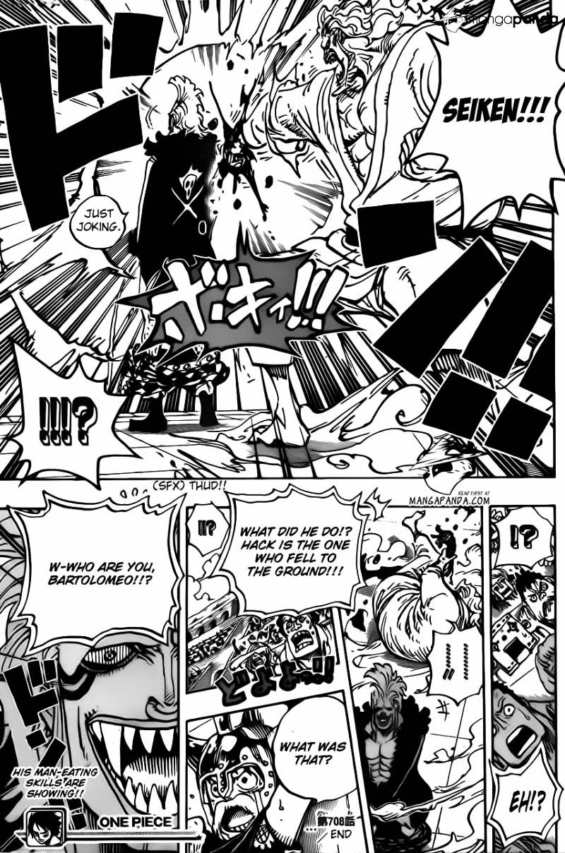 One Piece - Chapter 708 : Colosseum Of The Thieves