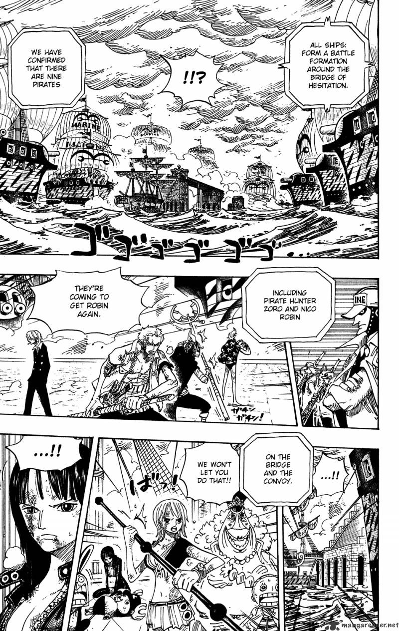 One Piece - Chapter 426 : A Ship Waiting For Wind