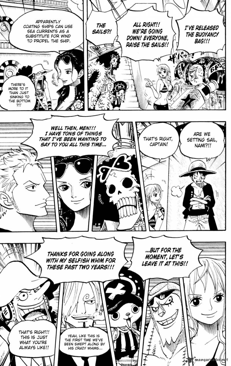 One Piece - Chapter 602 : Rudder Straight Down!