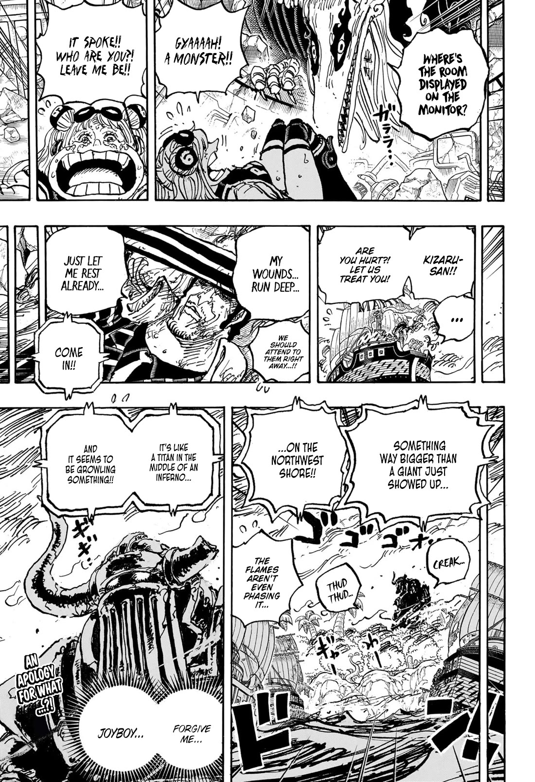 One Piece - Chapter 1111: The Sun's Shield