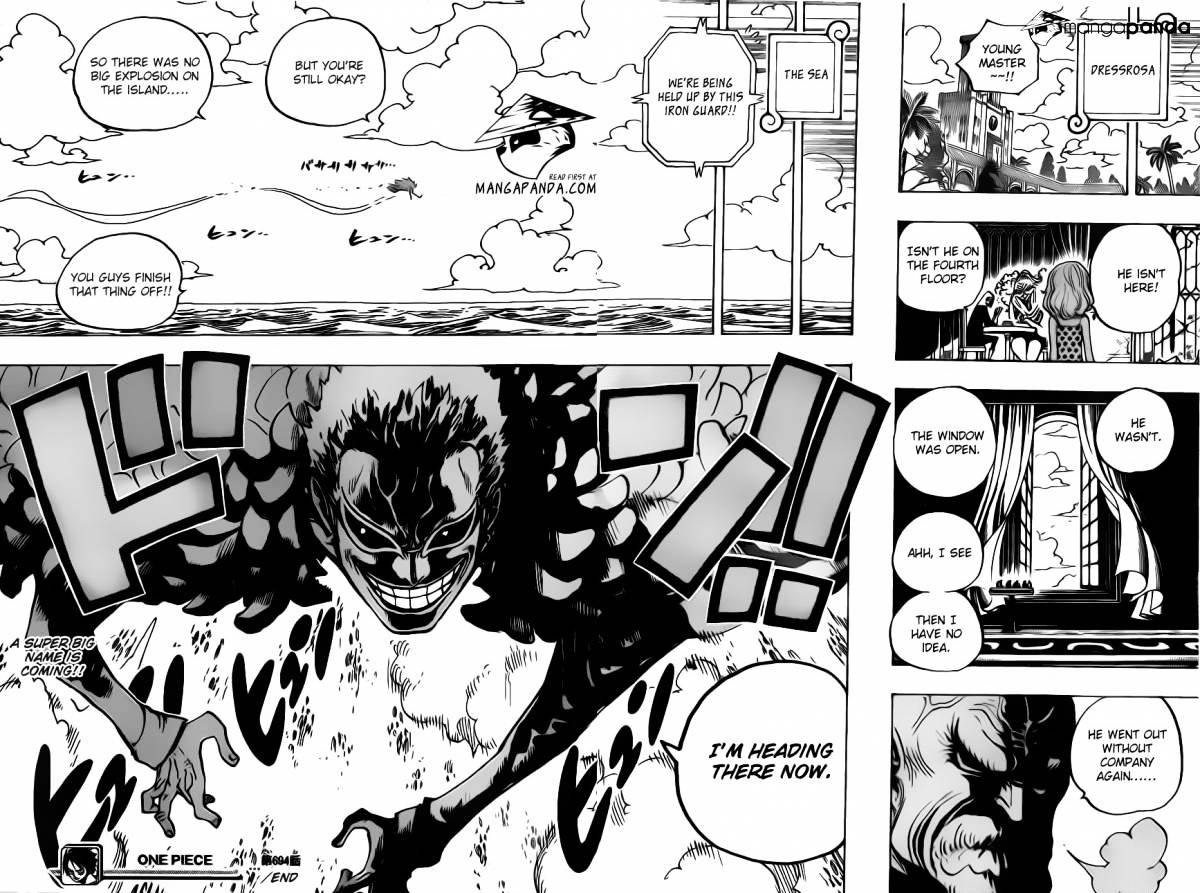 One Piece - Chapter 694 : A Very Dangerous Man.