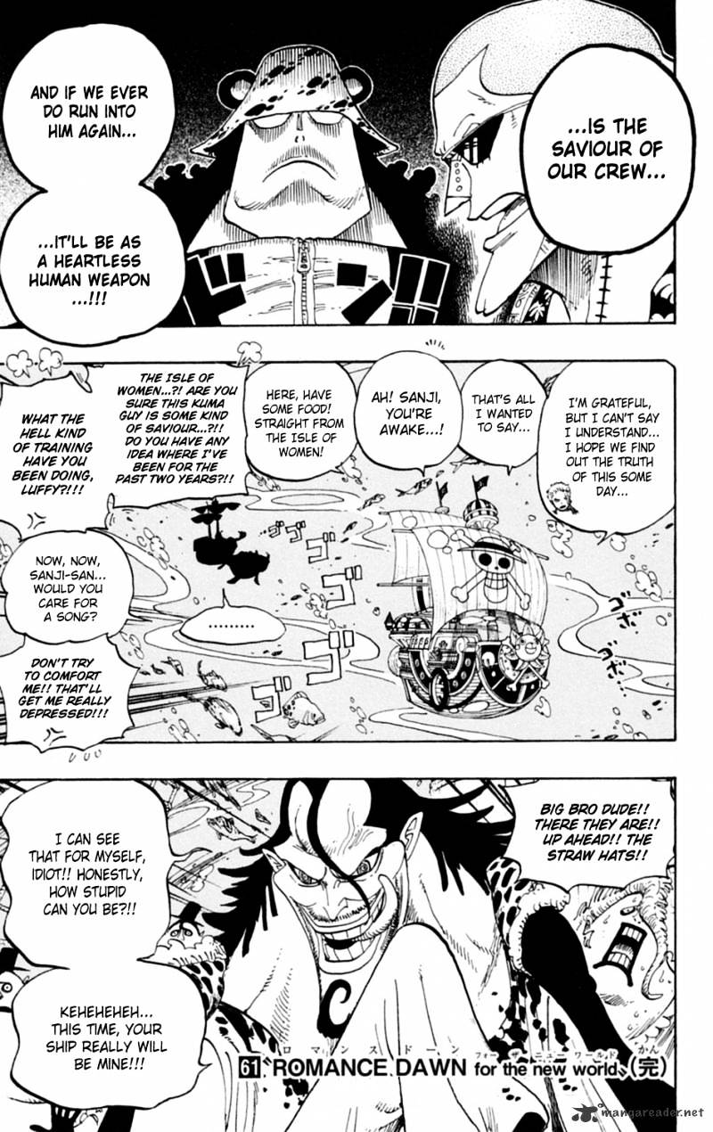 One Piece - Chapter 603 : Keep It In Your Heart