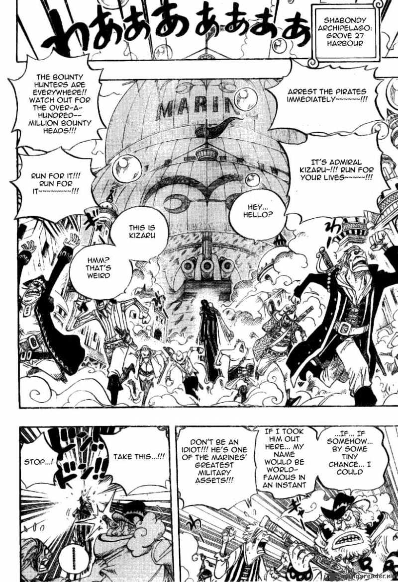 One Piece - Chapter 507 : Kizaru Lands