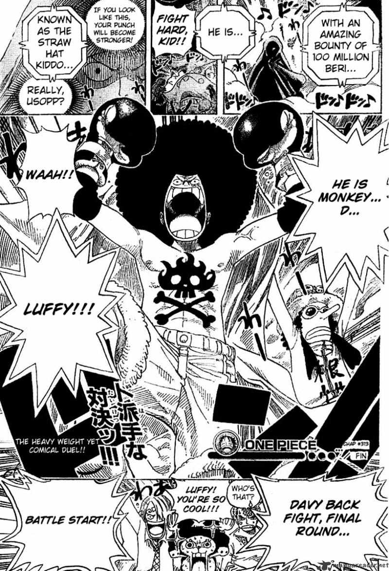 One Piece - Chapter 313 : Main Event