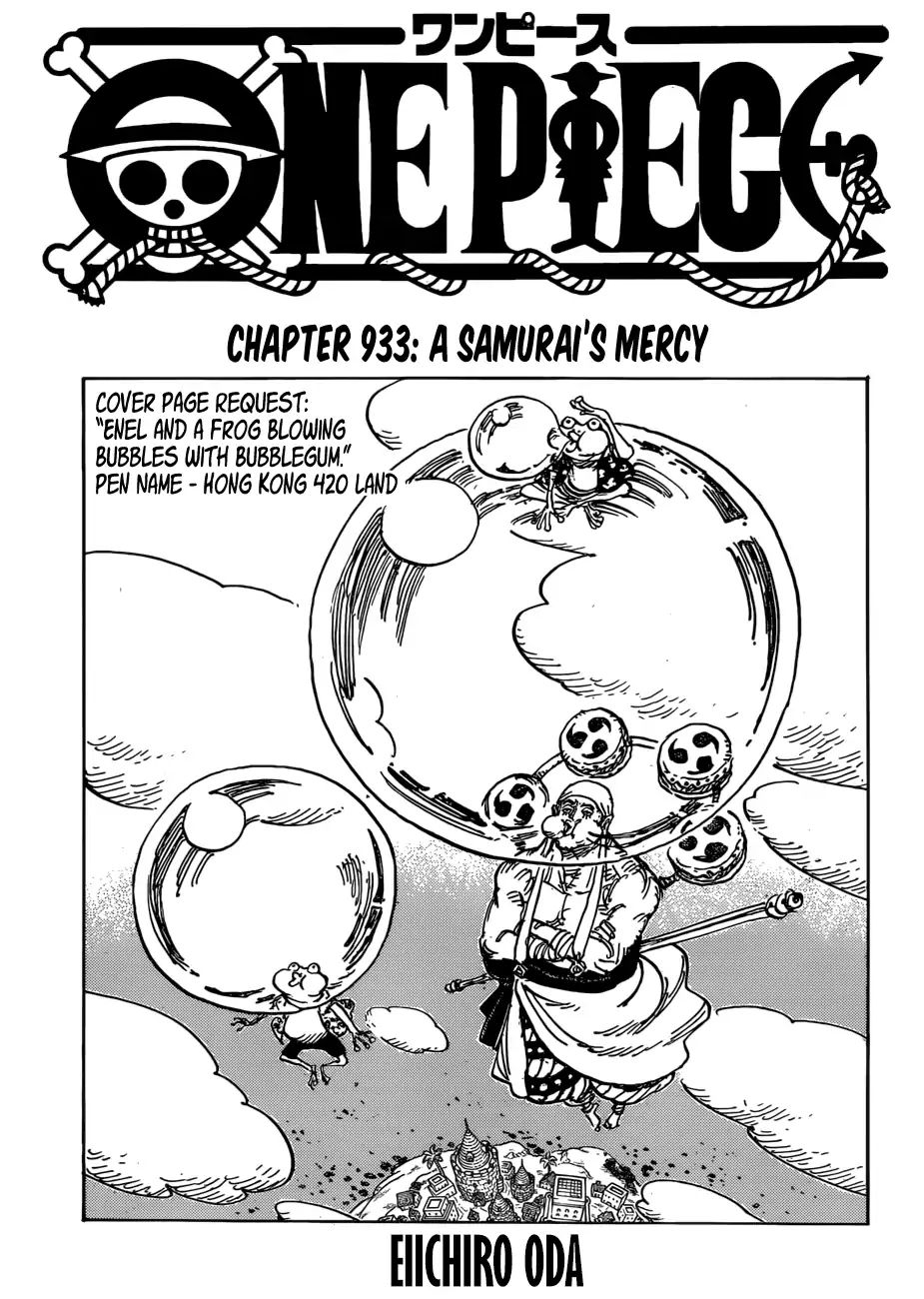 One Piece - Chapter 933: A Samurai S Mercy