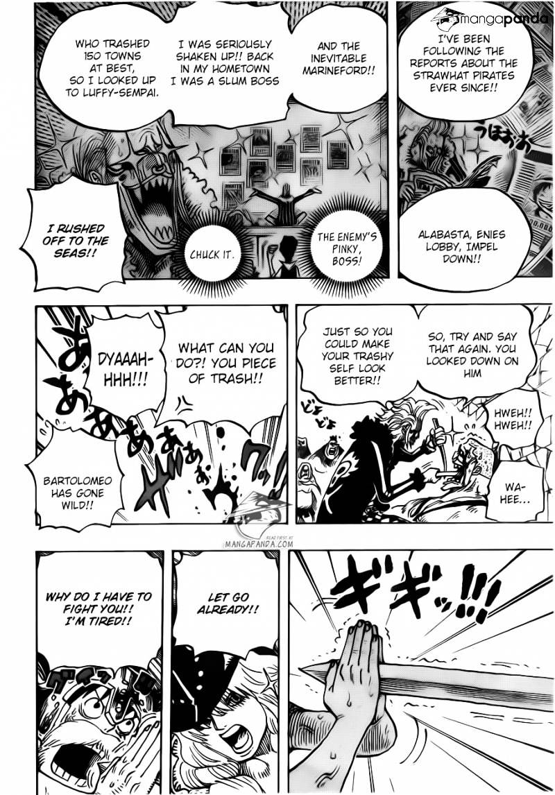 One Piece - Chapter 720 : Convict Gladiators.