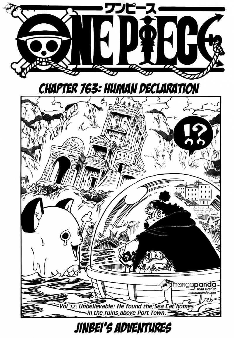 One Piece - Chapter 763 : Human Declaration