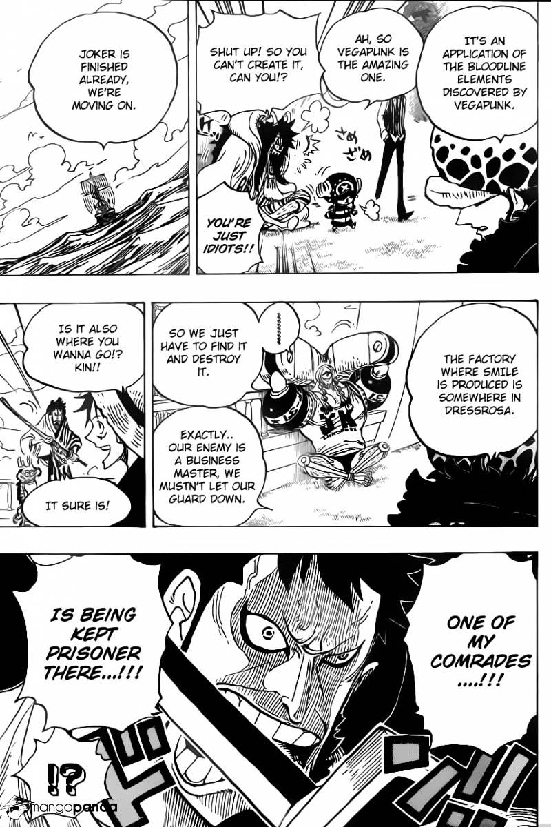 One Piece - Chapter 698 : Doflamingo Appears