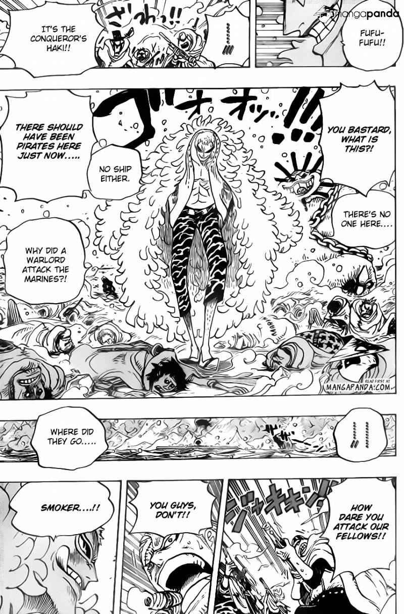 One Piece - Chapter 698 : Doflamingo Appears