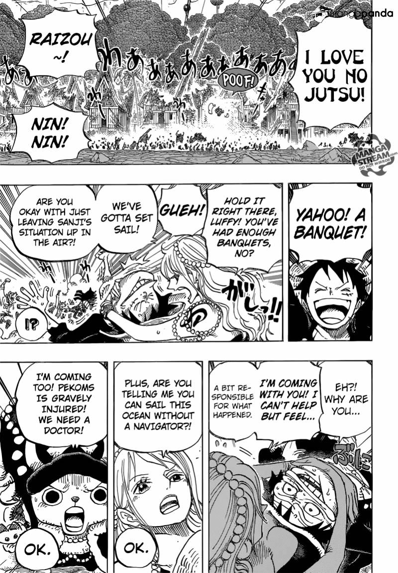 One Piece - Chapter 820 : Dog And Cat Have A History