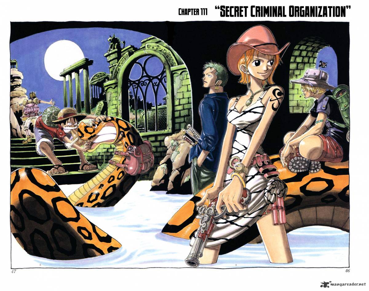 One Piece - Chapter 111 : Secret Criminal Agency