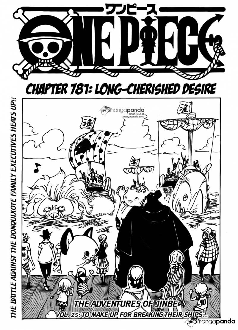 One Piece - Chapter 781 : Long-Cherished Desire