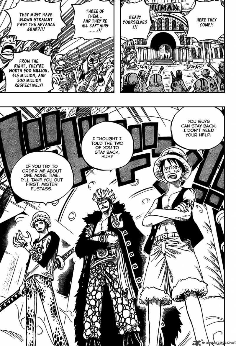 One Piece - Chapter 504 : Pirate Front Line On The Move!!