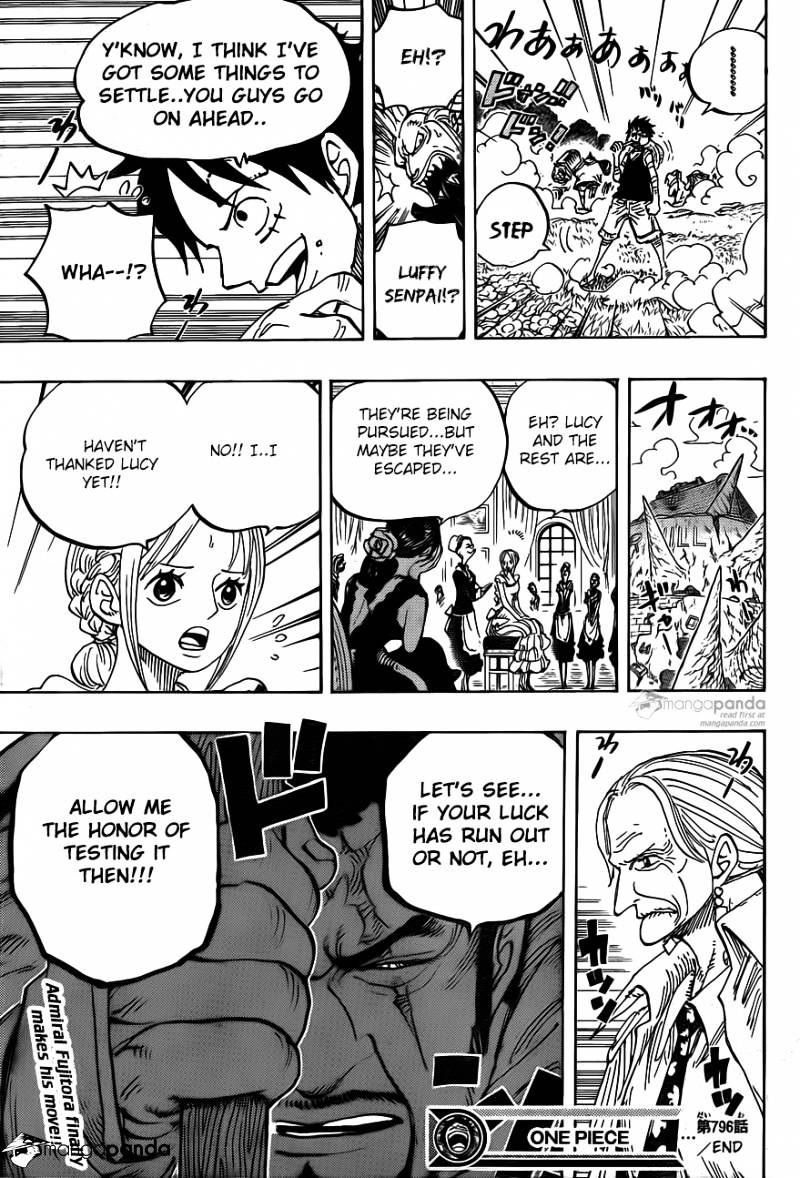 One Piece - Chapter 796 : The Soldier S Decision