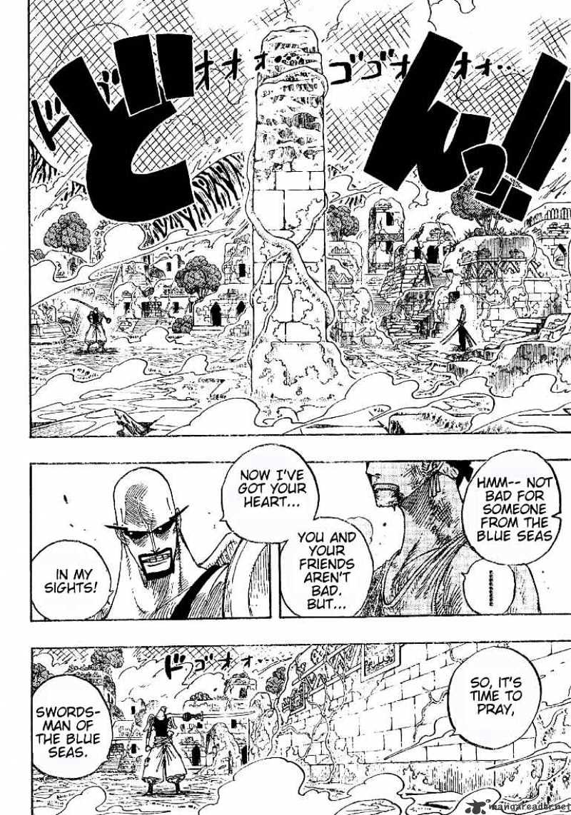 One Piece - Chapter 271 : Zoro The Pirate Versus Priest Oumu