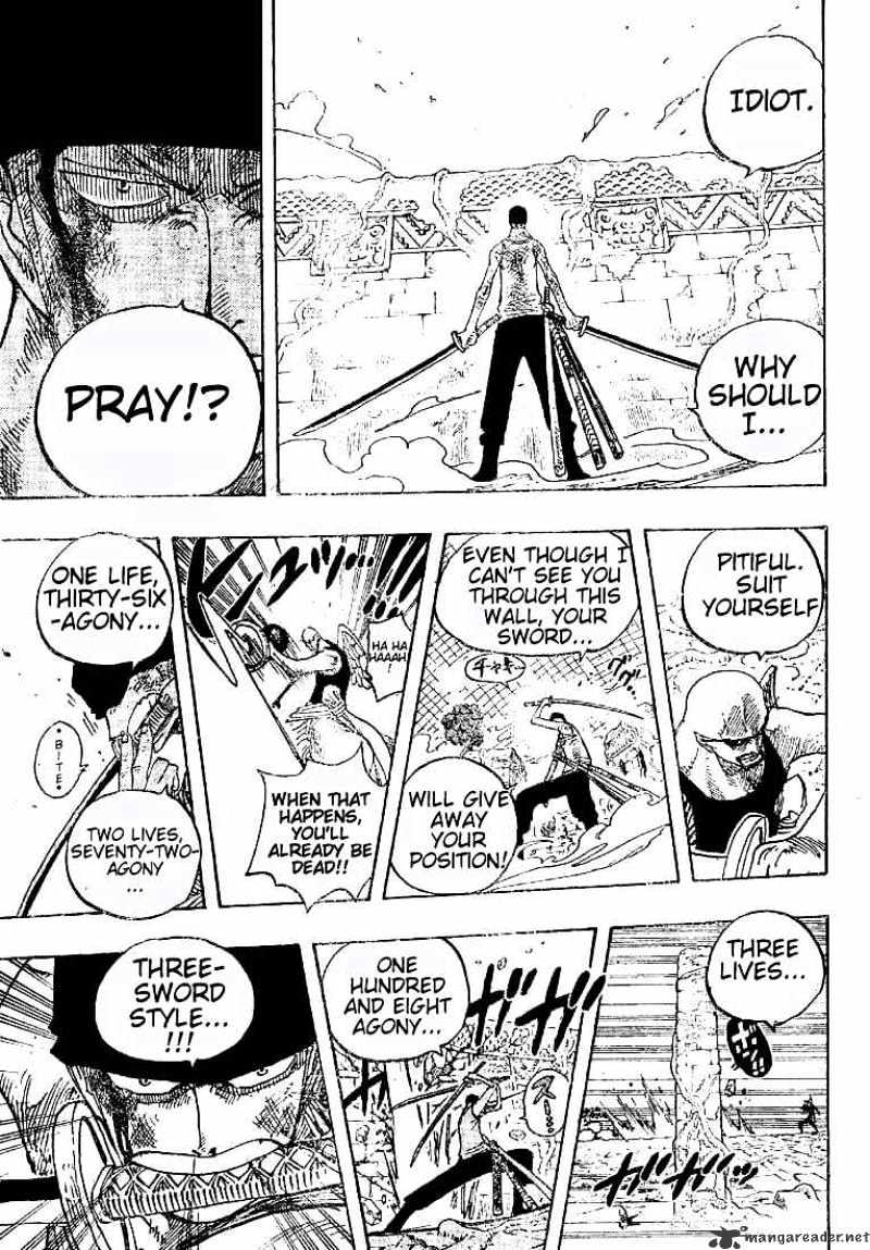 One Piece - Chapter 271 : Zoro The Pirate Versus Priest Oumu