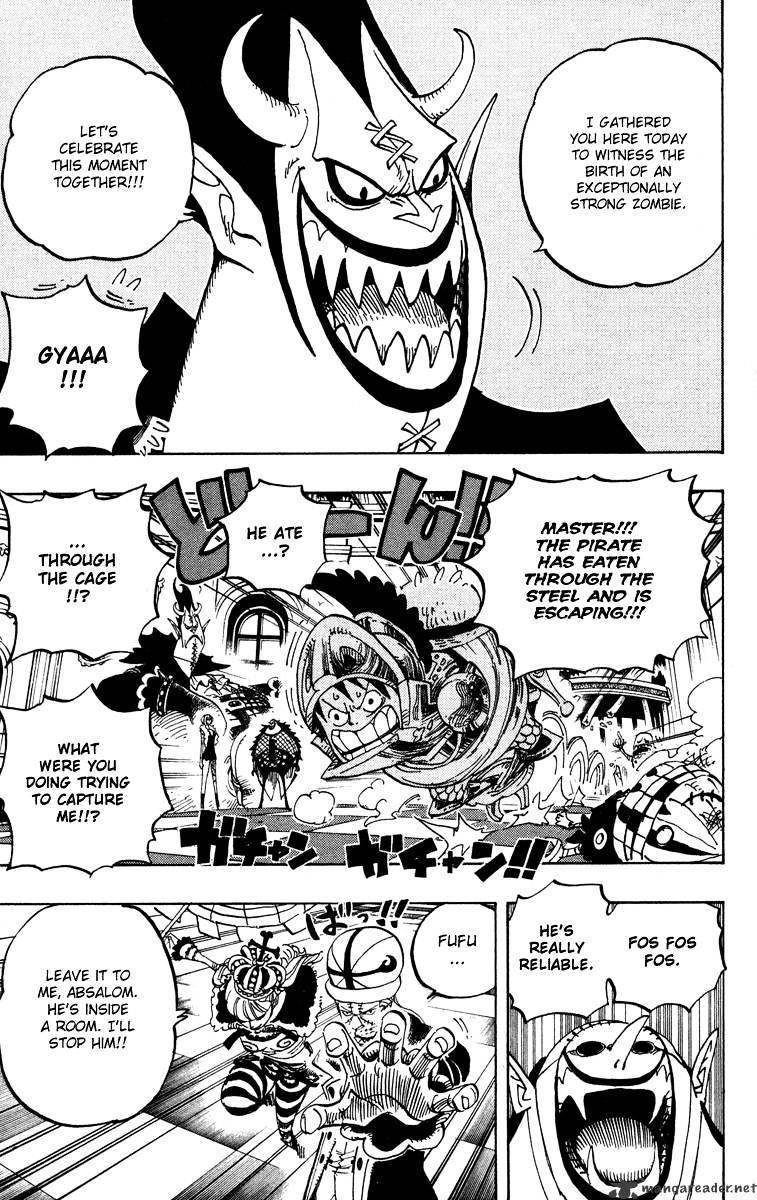 One Piece - Chapter 455 : King Of The Depths The Shichibukai Gecko Moria