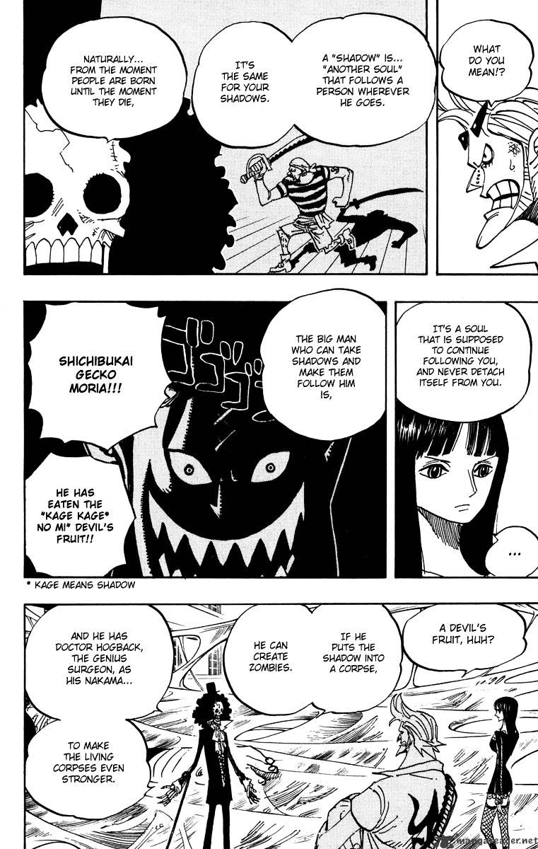 One Piece - Chapter 455 : King Of The Depths The Shichibukai Gecko Moria