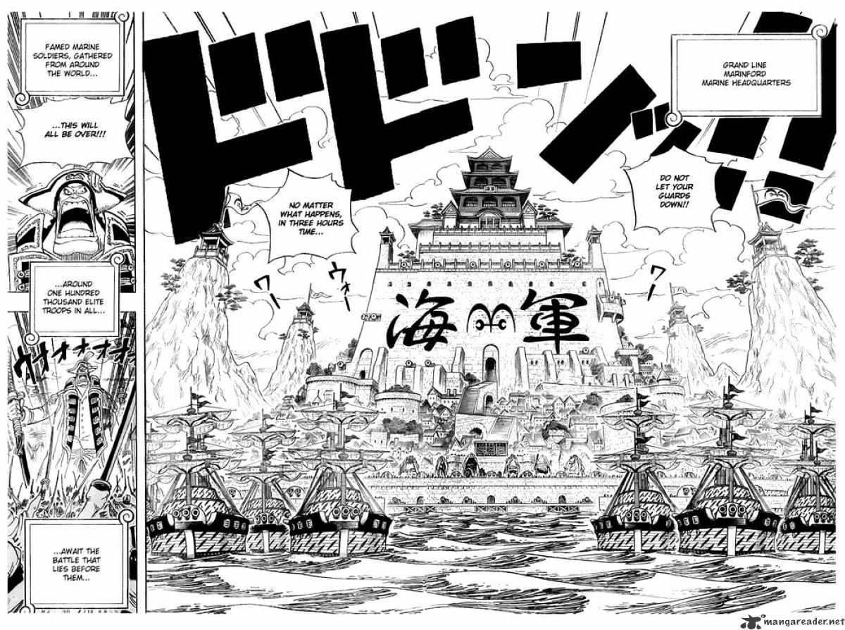 One Piece - Chapter 550 : Marine Headquarters