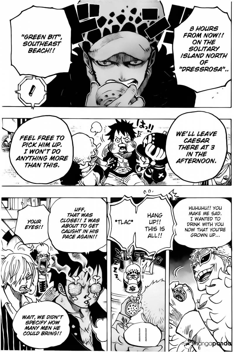 One Piece - Chapter 700 : His Pace