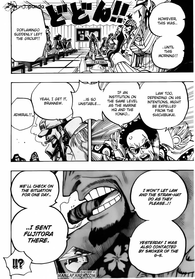 One Piece - Chapter 700 : His Pace