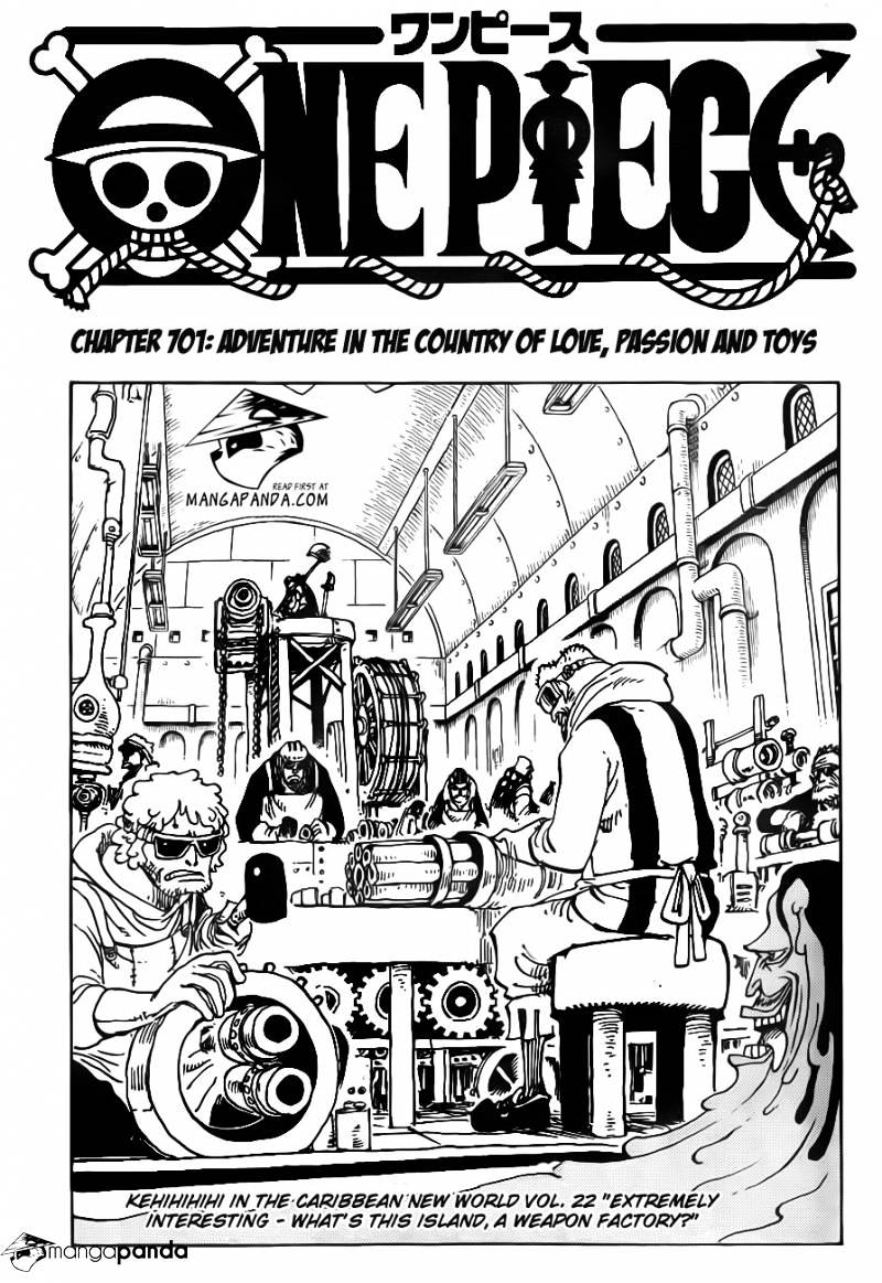 One Piece - Chapter 701 : Adventure In The Country Of Love, Passion And Toys