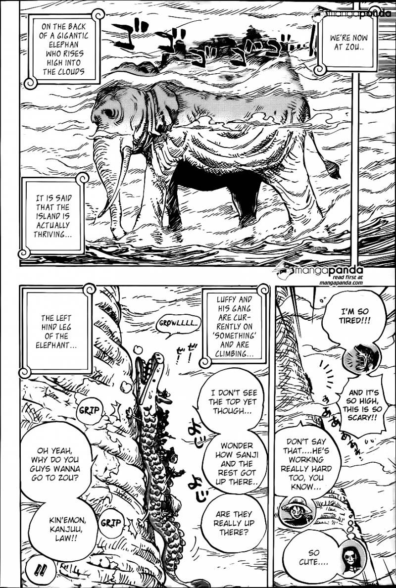 One Piece - Chapter 803 : Climbing The Elephant