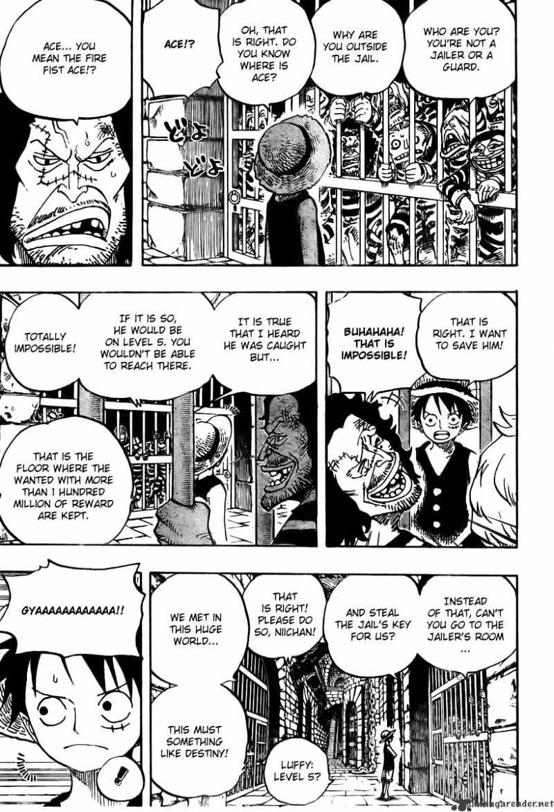 One Piece - Chapter 526 : Adventure At The Great Prison