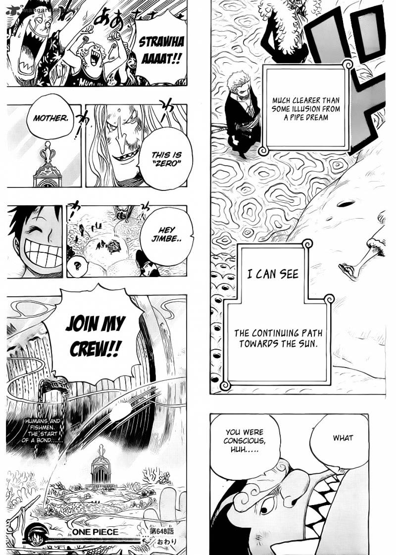 One Piece - Chapter 648 : The Continuing Path Towards The Sun.