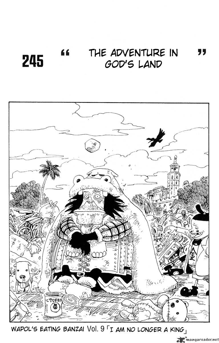 One Piece - Chapter 245 : The Adventure In God S Island