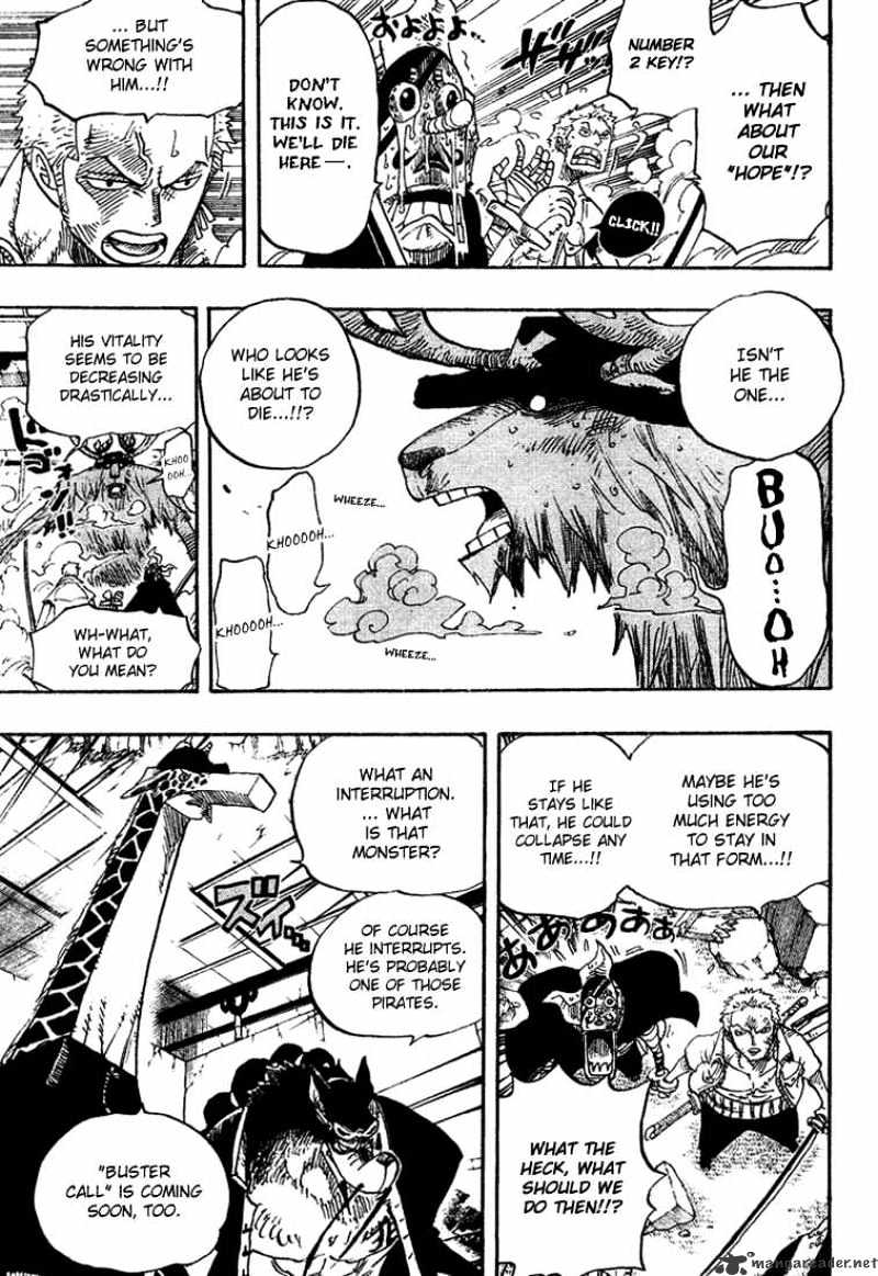 One Piece - Chapter 412 : The Chance Has Ended