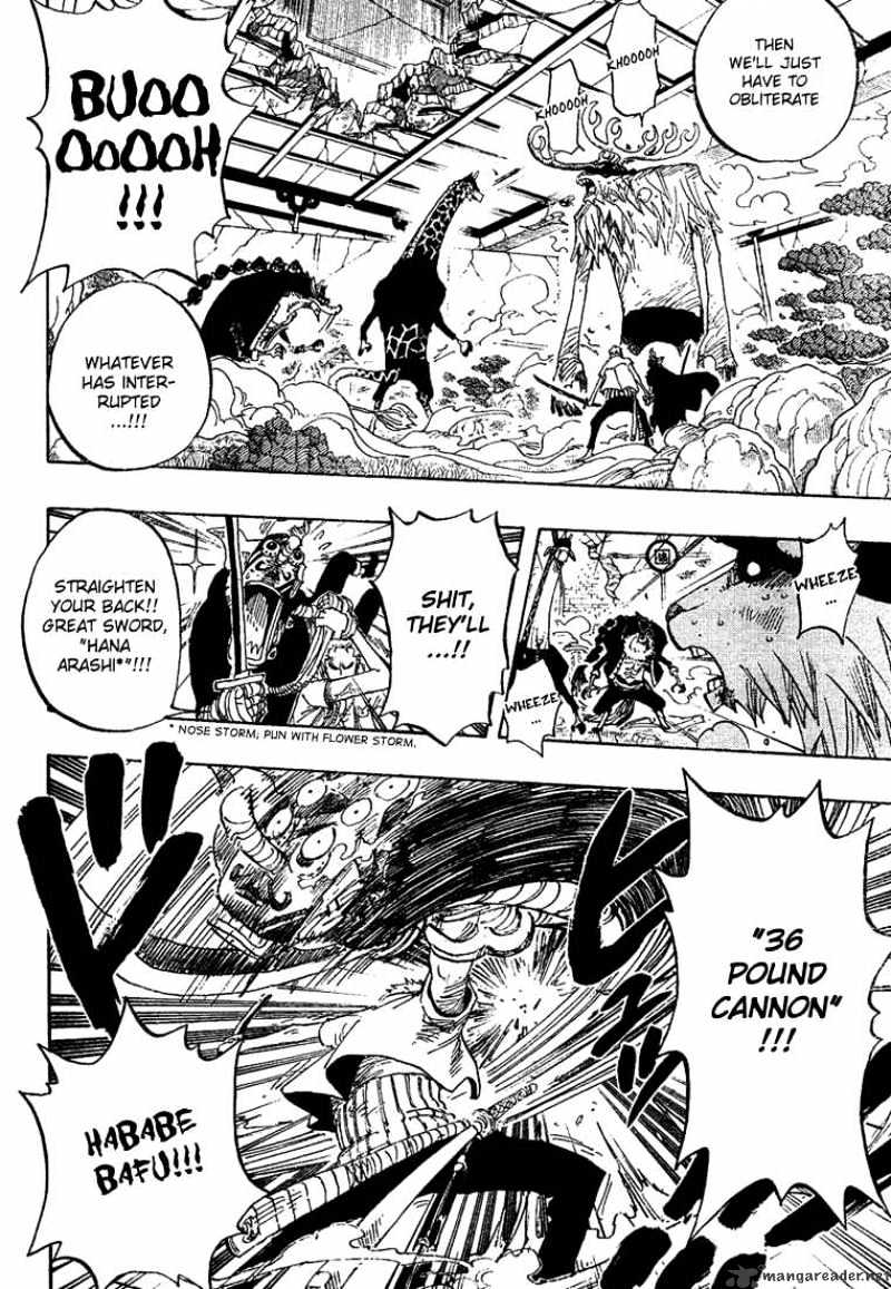 One Piece - Chapter 412 : The Chance Has Ended