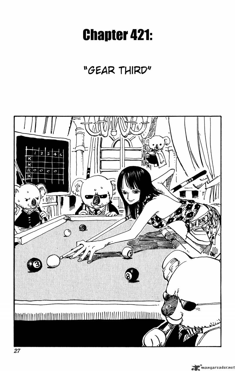 One Piece - Chapter 421 : Gear Third