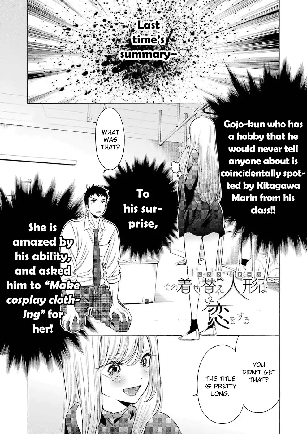 Sono Bisque Doll Wa Koi Wo Suru - Chapter 2