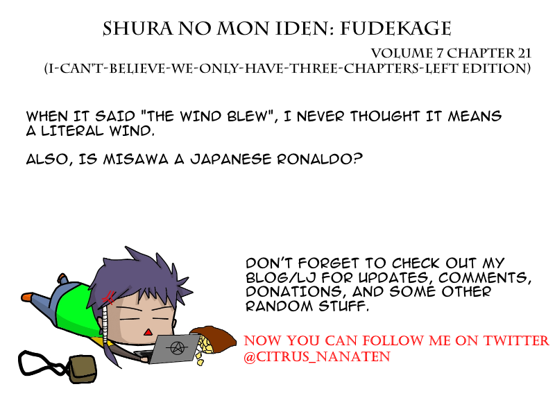 Shura No Mon Iden - Fudekage - Vol.7 Chapter 21