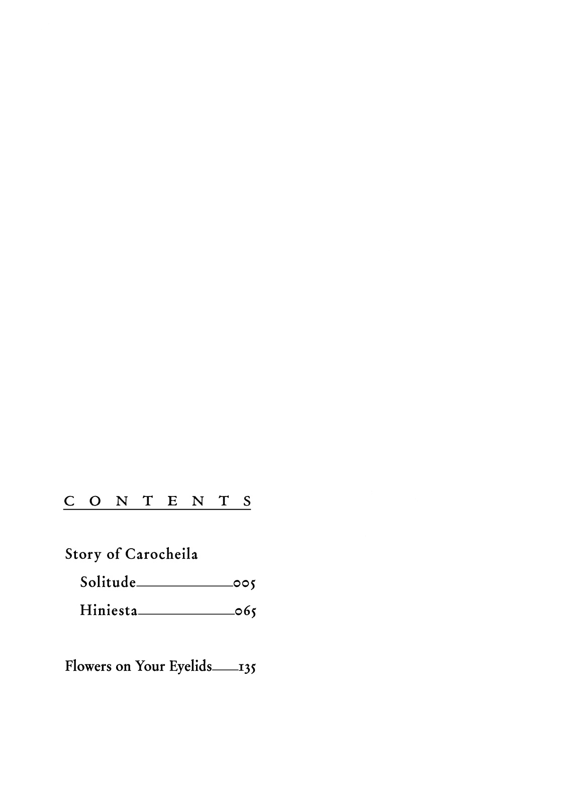 Story Of Carocheila - Vol.1 Chapter 1: Solitude