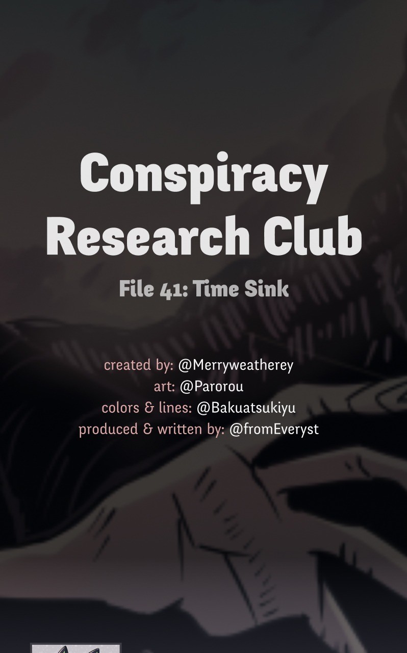 @Crc_Luna: Conspiracy Research Club - Vol.2 Chapter 41: Time Sink