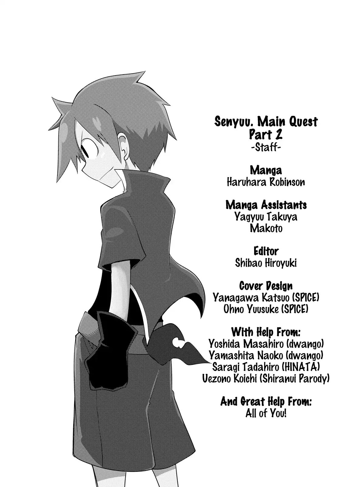 Senyuu. - Main Quest Part 2 - Vol.1 Chapter 10.2: Volume 1 Extras