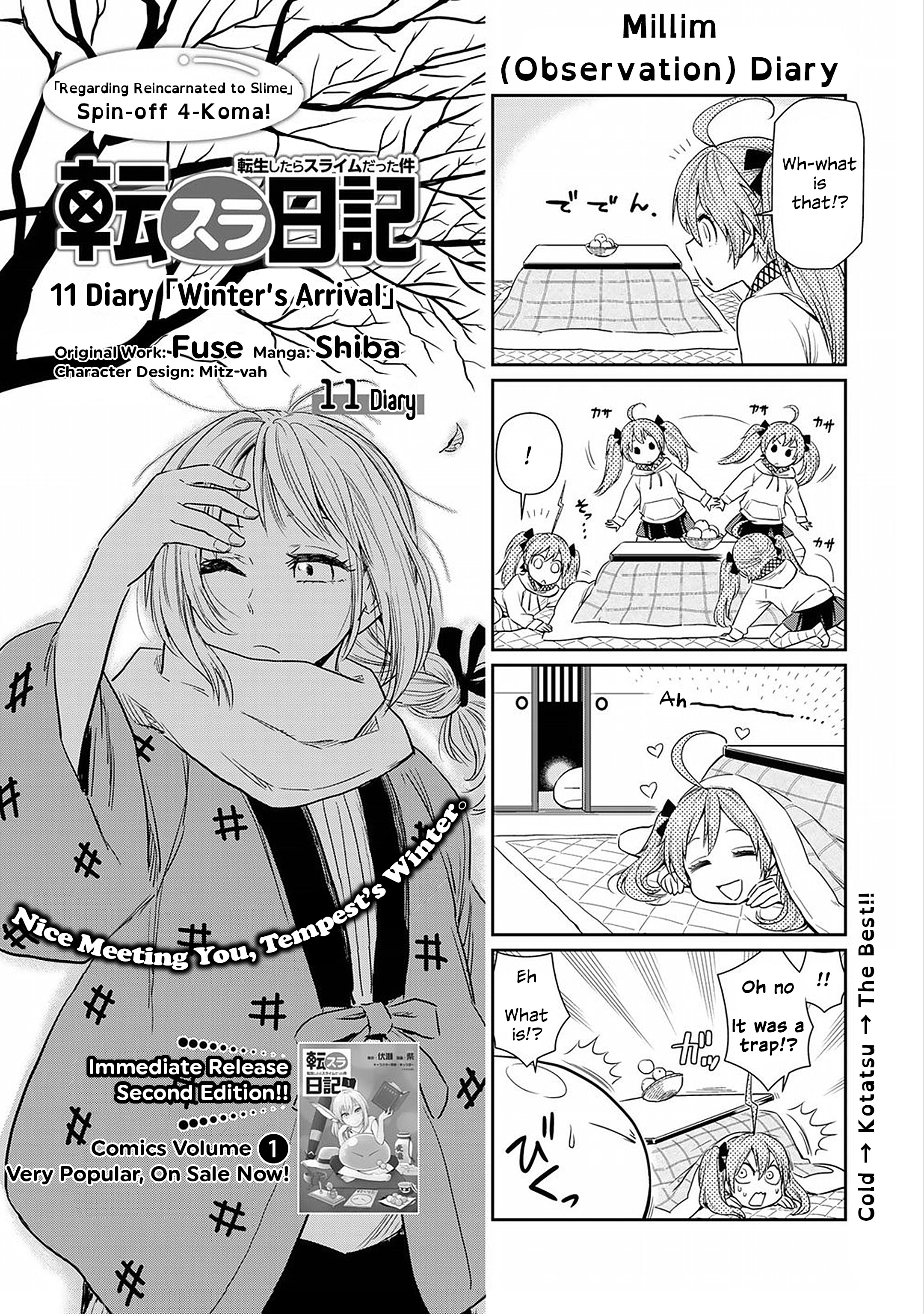 Tensura Nikki Tensei Shitara Slime Datta Ken - Vol.2 Chapter 11: 「Winter's Arrival」