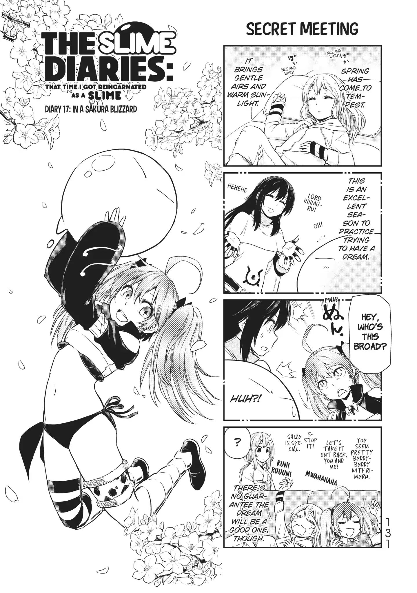 Tensura Nikki Tensei Shitara Slime Datta Ken - Vol.2 Chapter 17: In A Sakura Blizzard