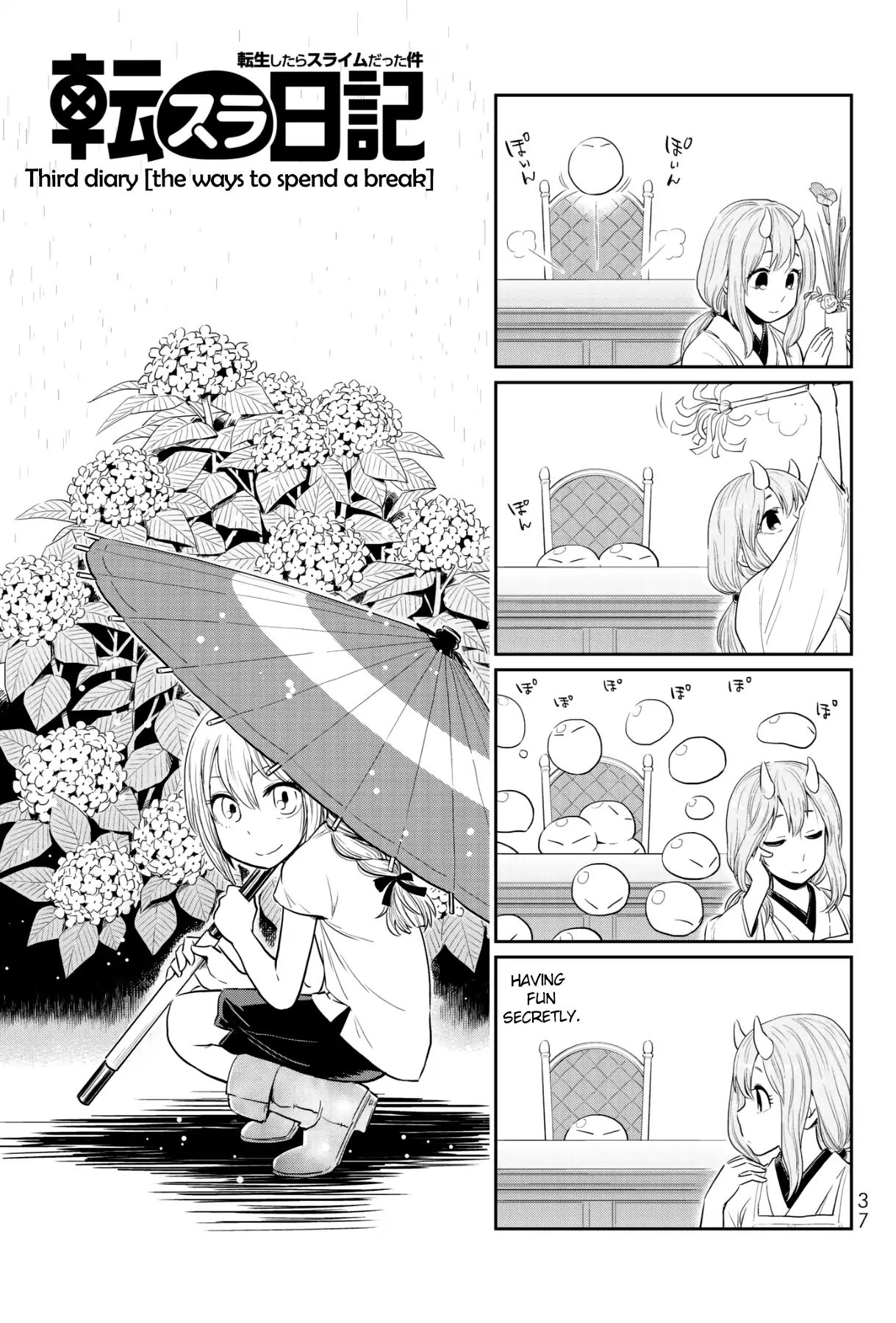 Tensura Nikki Tensei Shitara Slime Datta Ken - Chapter 3: The Ways To Spend A Break