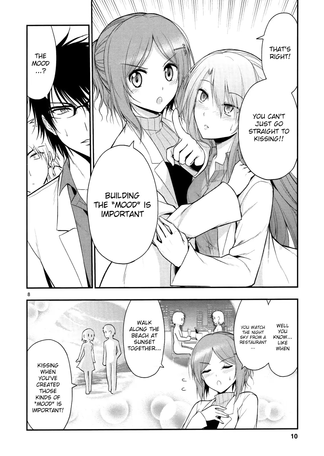 Rike Ga Koi Ni Ochita No De Shoumeishitemita - Chapter 14: Stem Students Fall In Love, So They Tried Kissing ①