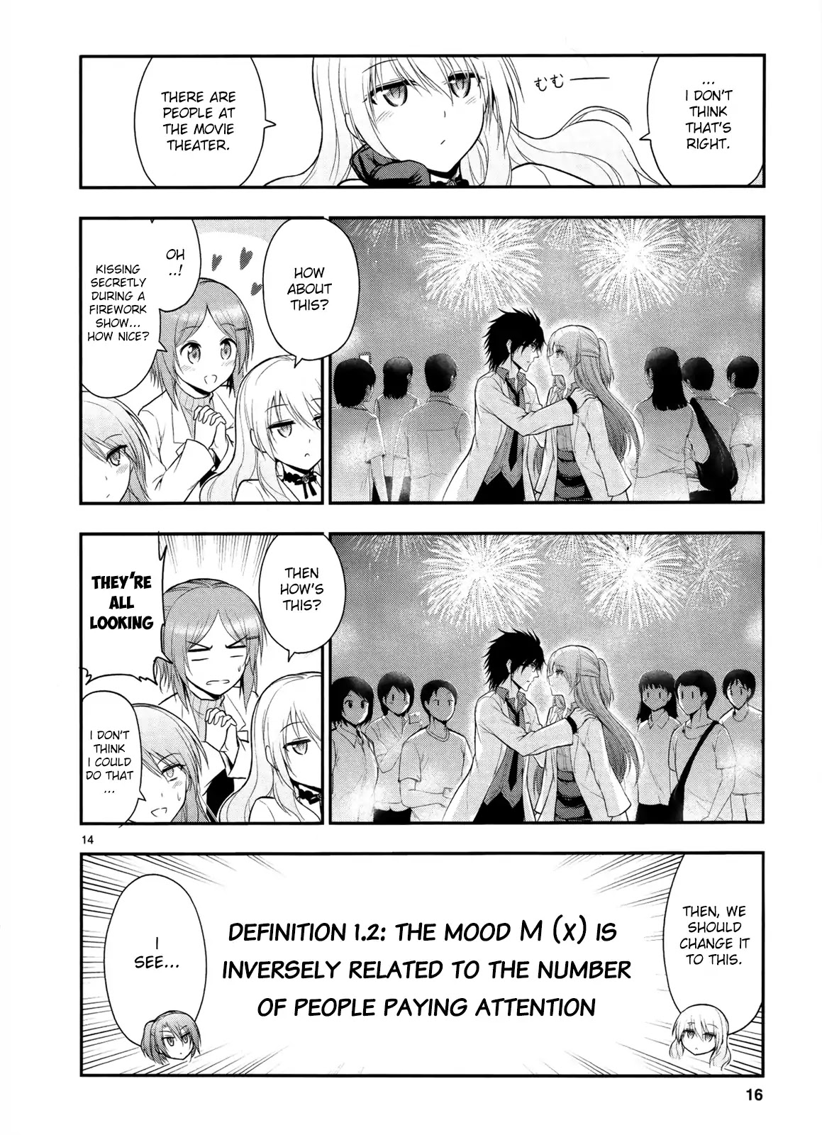 Rike Ga Koi Ni Ochita No De Shoumeishitemita - Chapter 14: Stem Students Fall In Love, So They Tried Kissing ①