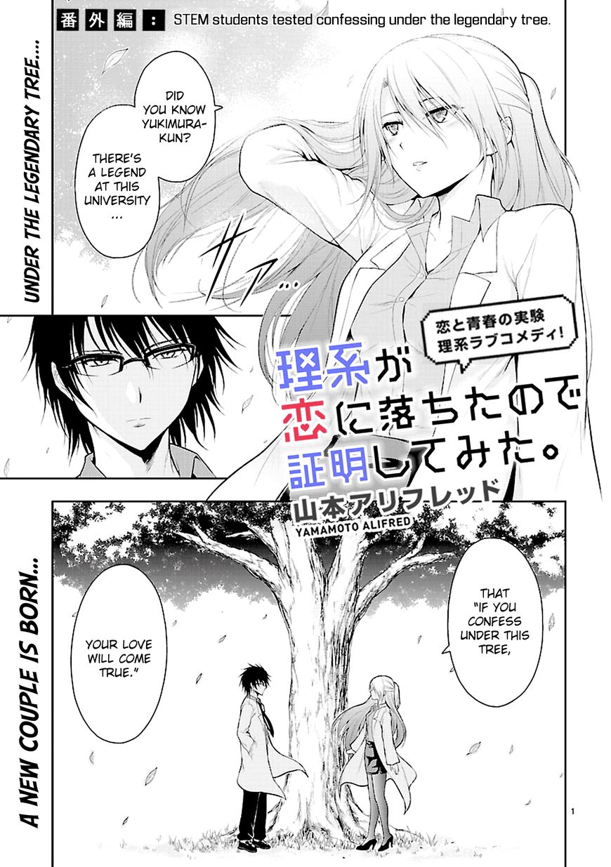 Rike Ga Koi Ni Ochita No De Shoumeishitemita - Chapter 8.5 : Stem Students Tested Confessing Under The Legendary Tree.